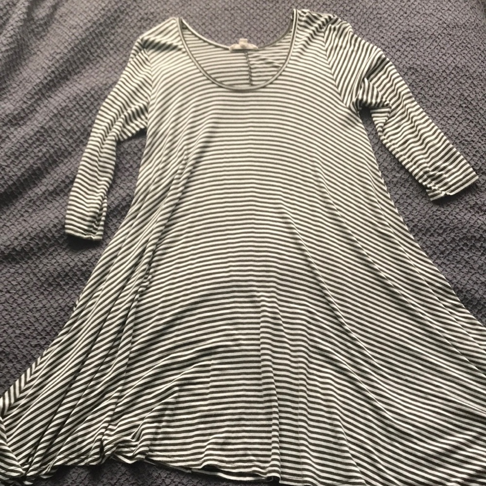 striped tshirt dress